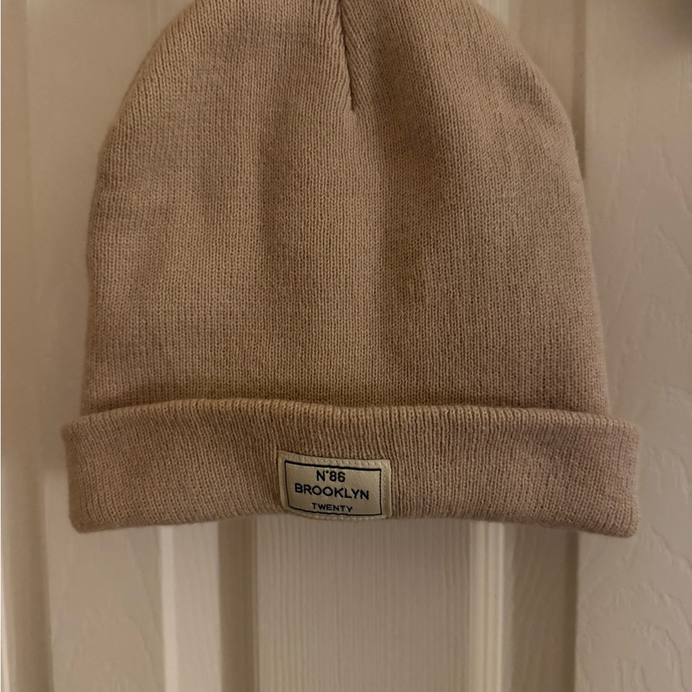 Tan Knit Beanie